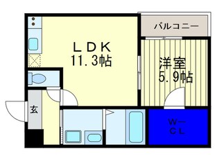 ドミール玉江の物件間取画像